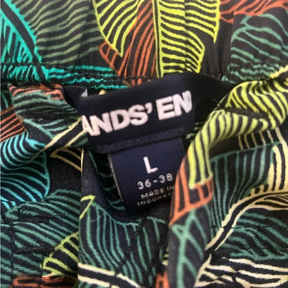 Lands End Swim Quick Dry Shorts Large